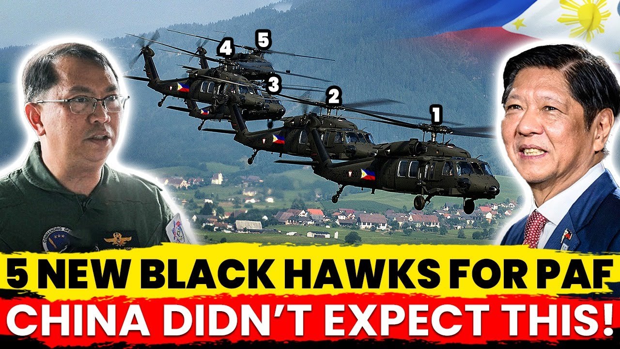 Philippines Air Force Receives 5 New Black Hawks ✈️
