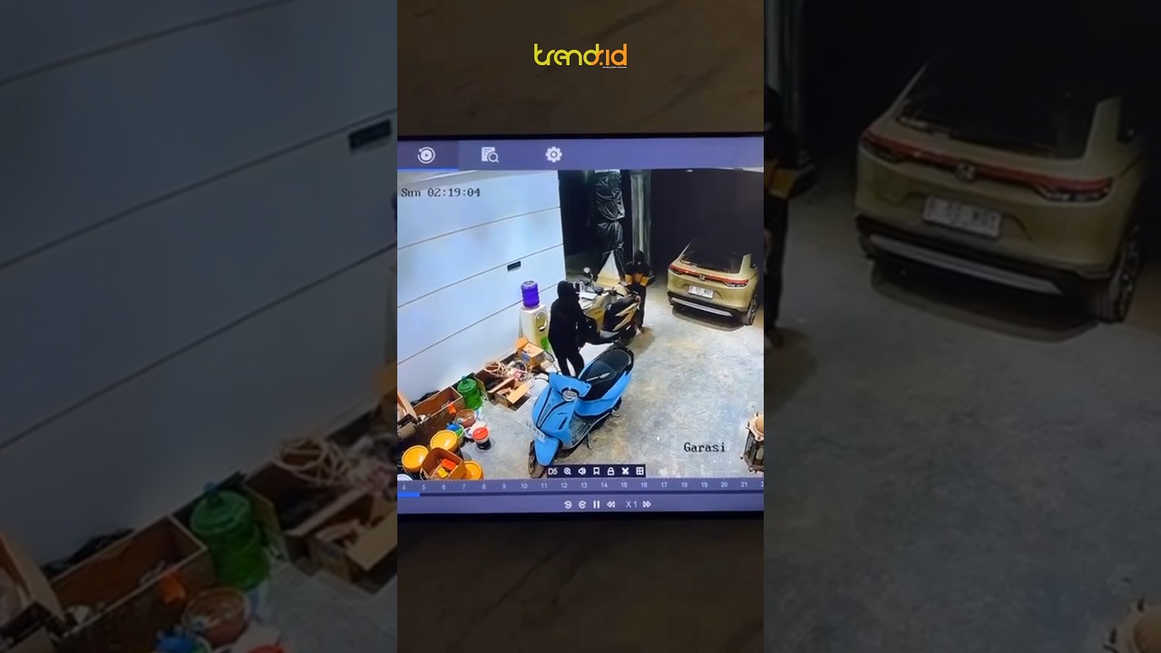 Maling Sepeda Motor Berhasil Ditangkap Warga Setelah Mengangkat Kendaraan Berpengunci Cakram