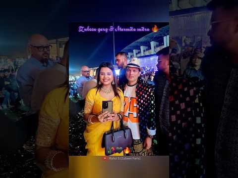 Prag Cine Award 2025 last night..Zubeen Garg with Marmita Mitra Live picture #ZG #shorts video