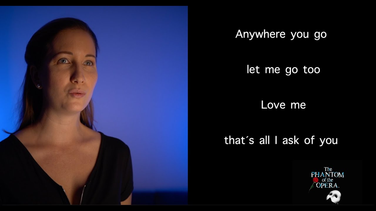 All I Ask Of You - Sing with Gloria 🎶