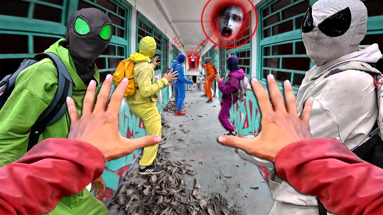 8 Bros Spider-Man Meet Nak in Abandoned School 🕷️