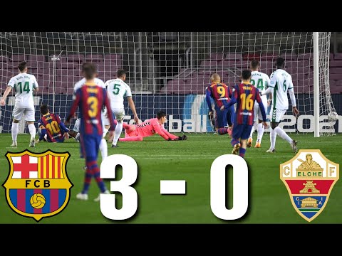 Barcelona vs Elche [3-0], La Liga 2021 - MATCH REVIEW