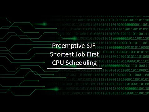 Preemptive SJF CPU Scheduling | Shortest Job First | OS | Anna University | Engineering | Tamil