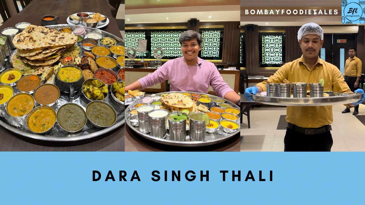 Mumbai's Largest Dara Singh Thali 🍽️