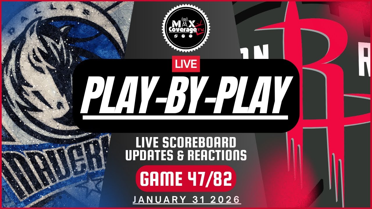Live: Dallas Mavericks vs Houston Rockets (1/31/26) 🏀
