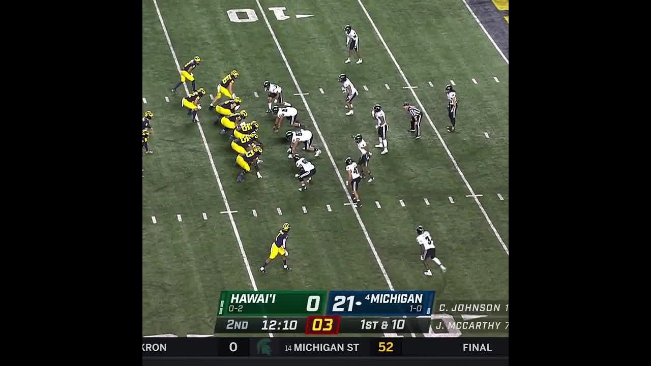 Ronnie Bell Scores First Touchdown of Season vs. Hawai'i ๐