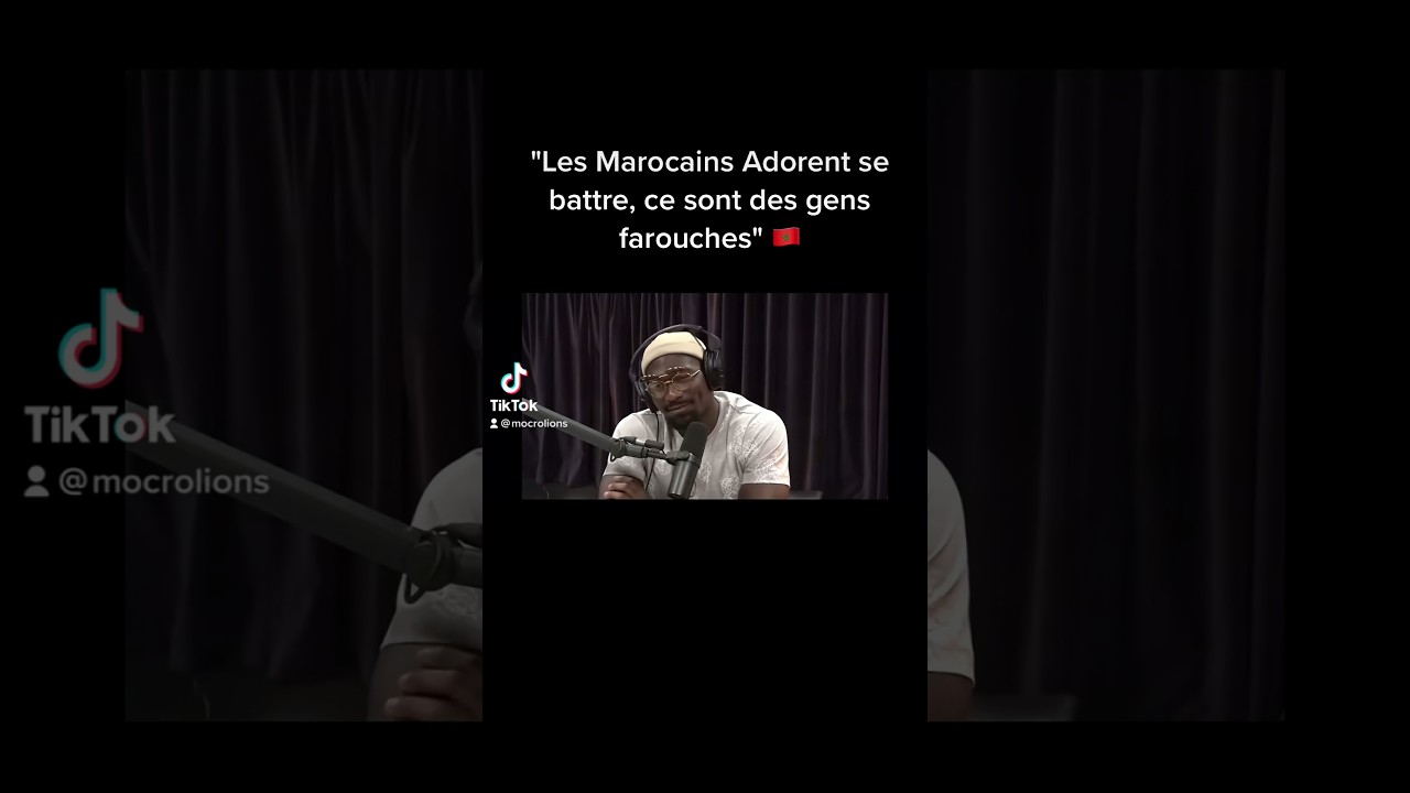 Cédric Doumbé : "Les Marocains Adorent se battre,ce sont des gens farouches"🇲🇦