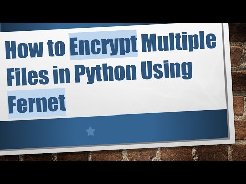 Encrypt Multiple Files in Python Using Fernet