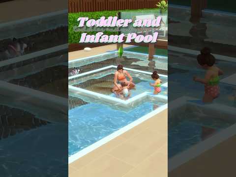 Toddler And Infant Pools | Sims 4 | No CC | Build Tips