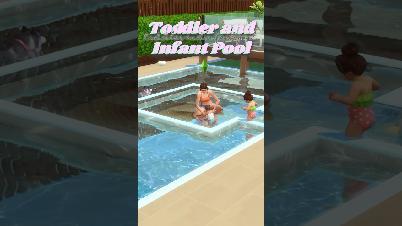 Build Safe Toddler & Infant Pools in The Sims 4 | No CC Tips ๐โโ๏ธ