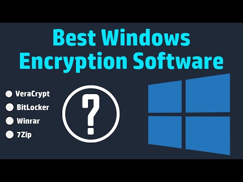 Best Encryption Software for Windows 10 & 11 in 2025 | VeraCrypt | BitLocker | Winrar | 7Zip