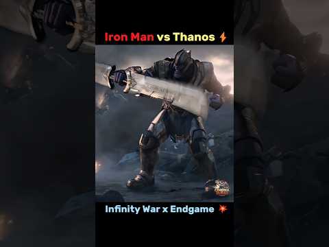 Iron Man vs Thanos âš¡ | Epic Power Battle | Infinity War & Endgame