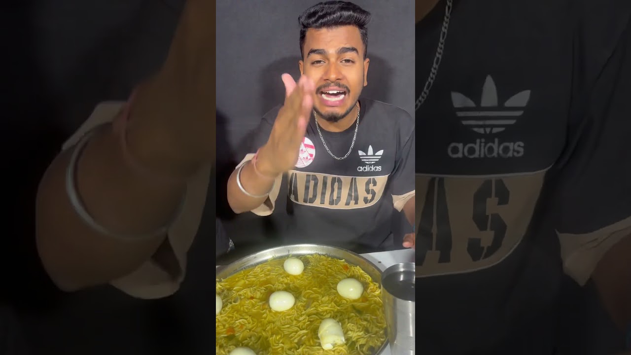 50 Sec Big Thali Egg Noodles Challenge for ₹2000💰