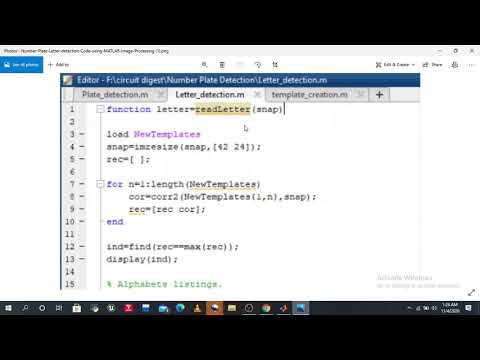 Car Plate Number Detection Using MATLAB | MATLAB CODE