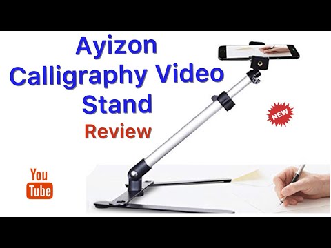 AYIZON Calligraphy Video Stand REVIEW