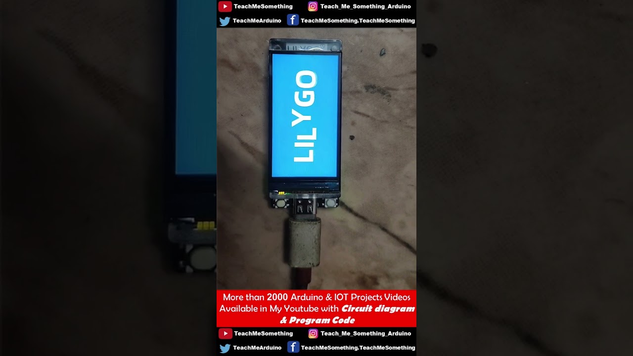 LillyGO T-Display ESP32 S3 Overview 📱