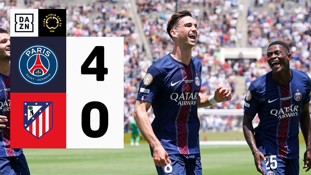 PSG Dominates Atlético Madrid 4-0 | Club World Cup 2025 ⚽