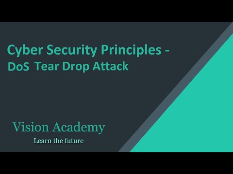 #3- Cyber Security Principles - Dos (Denial-of-service) teardrop Attack