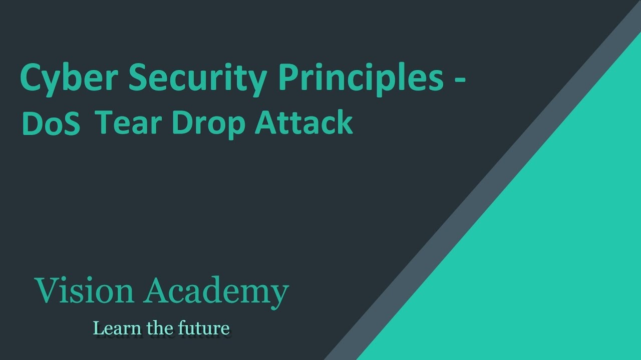 Cyber Security Principles: Understanding and Mitigating DoS (Tear Drop) Attacks
