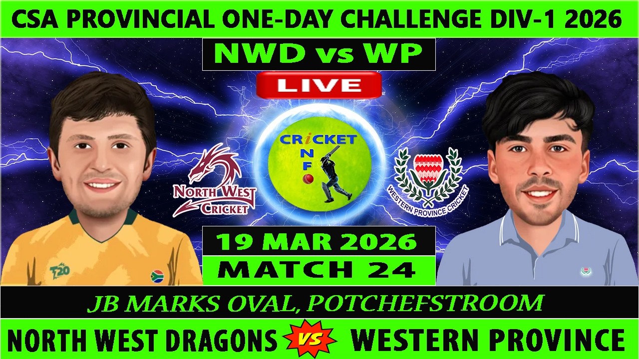 North West Dragons vs Western Province | CSA One Day 2026 🏏