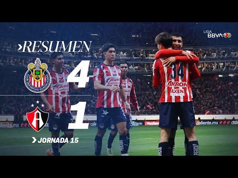 CHIVAS 4-1 ATLAS J15 | Hat-Trick de la 'Hormiga' y goleada de Chivas en el Clásico | Apertura 2025