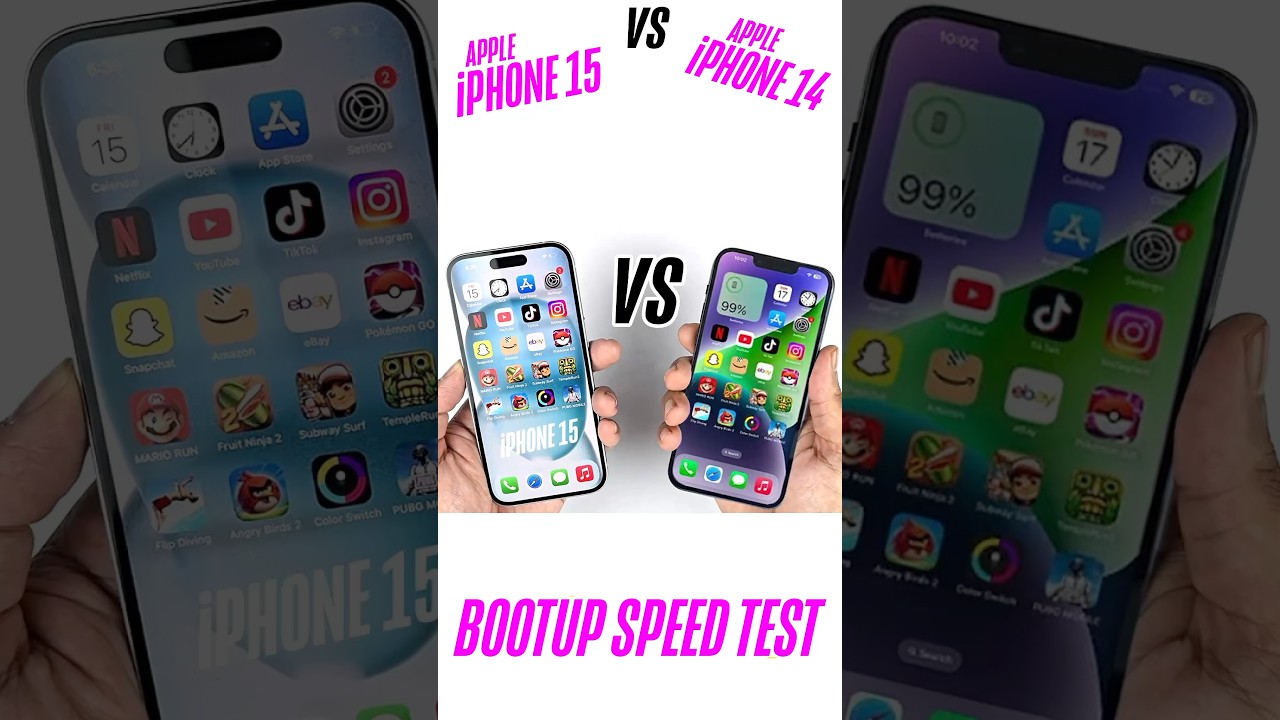 iPhone 15 vs iPhone 14 Speed Test 📱