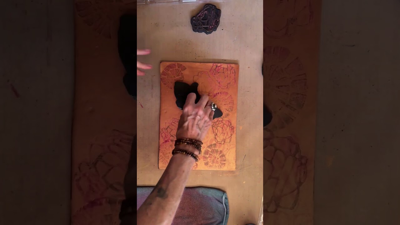 Creative Foam Stamp Technique π¨