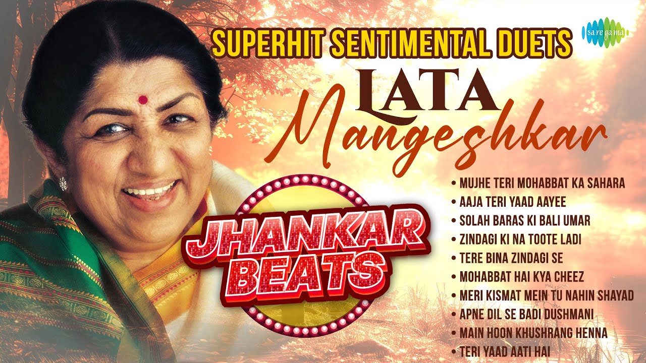 Lata Mangeshkar's Sentimental Duets | Melodious Jhankar Beats