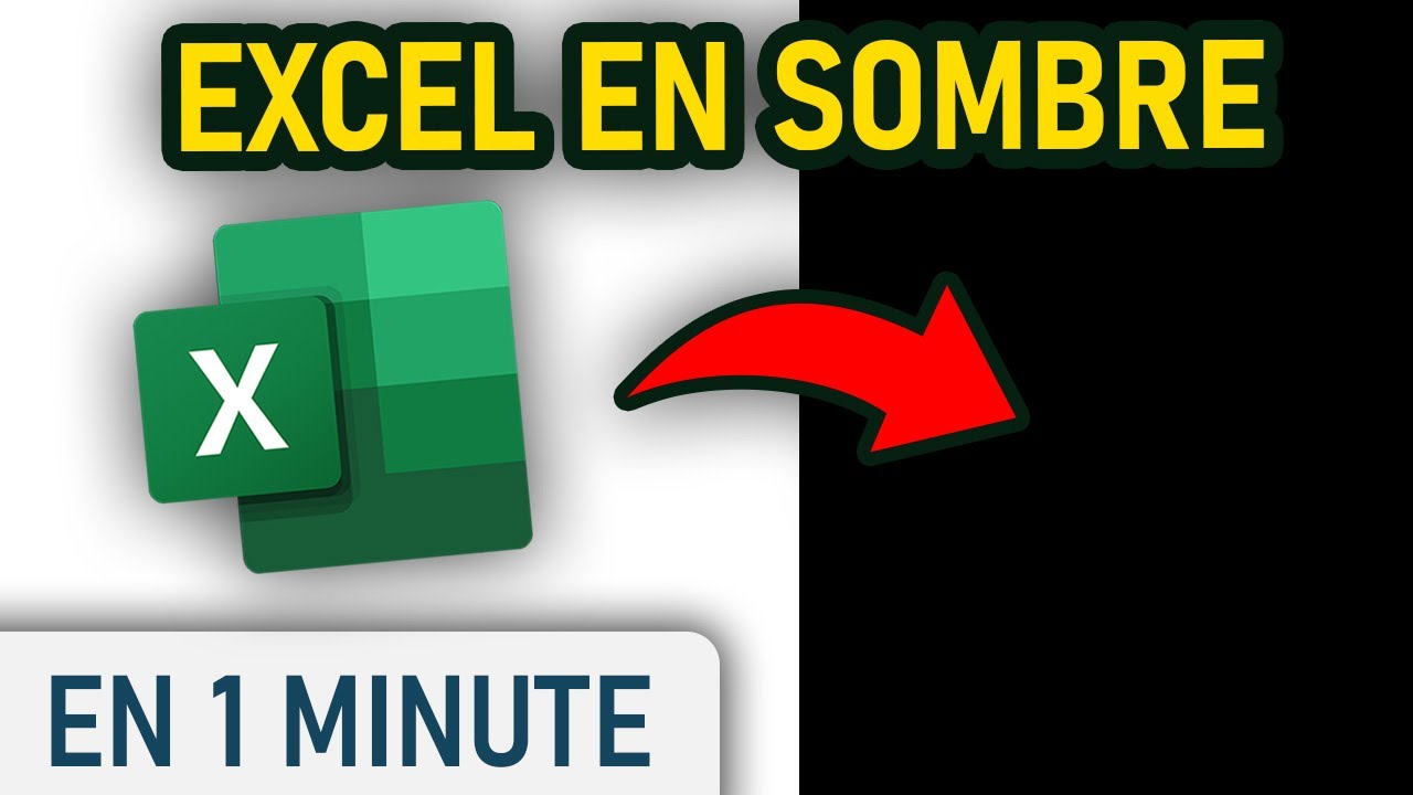 Mettre le mode sombre sur Excel