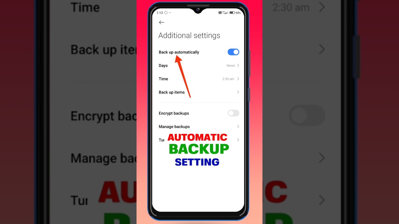 Easy Steps to Enable Automatic Backup & Restore on Your Mobile 📱