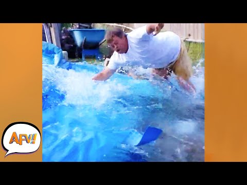 Goodbye POOL, Goodbye DUDE! 🤣 | Top Funny Water Fails | AFV 2022