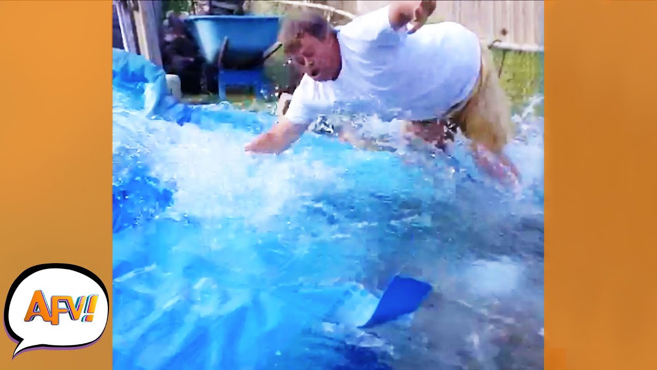 Hilarious Water Fails: Goodbye POOL & DUDE! 😂 | Best AFV Moments 2022