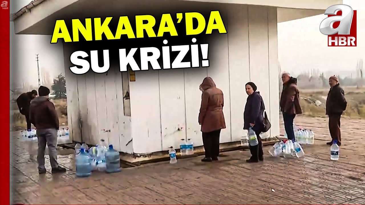 Ankara'da eline bidon ve damacana alan çeşmeye koşuyor! Su kesintileri ne zaman sona erecek?