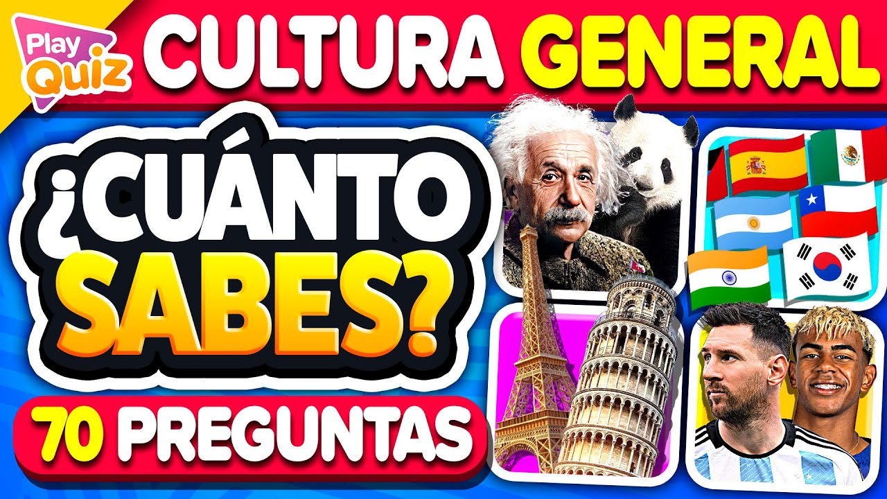 Test de Inteligencia Rápida ⏱️ | ¿Qué tan Culto Eres? 📚 | Quiz de Cultura General