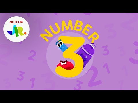#3 Number Three 3️⃣ StoryBots: Counting for Kids | Netflix Jr