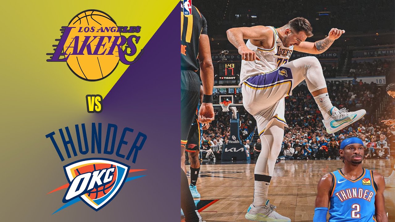 Lakers vs Thunder 🔥 Highlights | Exciting Game Recap - April 6, 2025