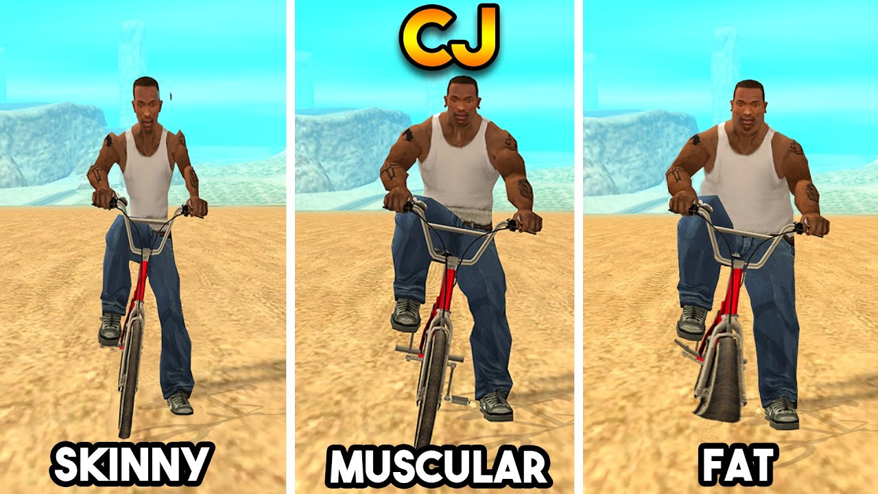 GTA San Andreas: Skinny, Muscular & Fat CJ – Which Version Reigns Supreme? 💪