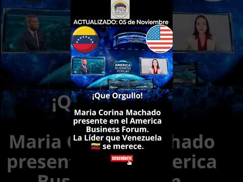 María Corina Machado la líder que Venezuela 🇻🇪 se merece 🗽🔥