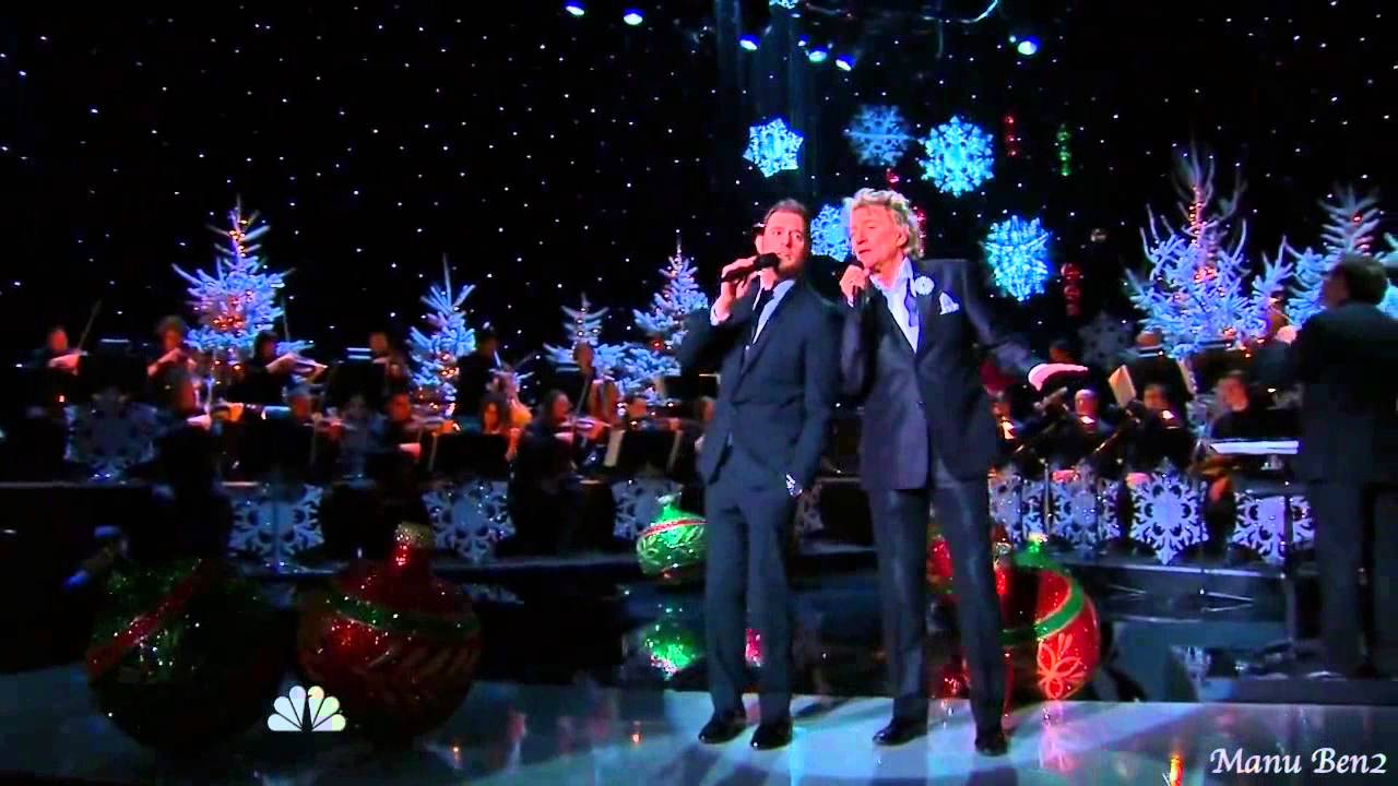 Bublé & Stewart Perform 'Winter Wonderland' 🎶 (2012)