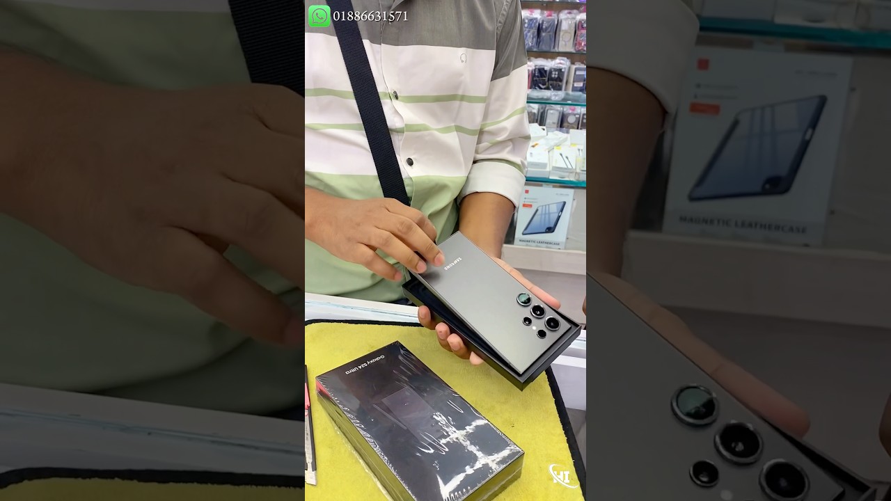 Samsung Galaxy S24 Ultra Titanium Black Unboxing 🔥