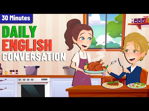 Talking about Food! | English Speaking Practice with Daily Conversation for Beginners (A1-A2)