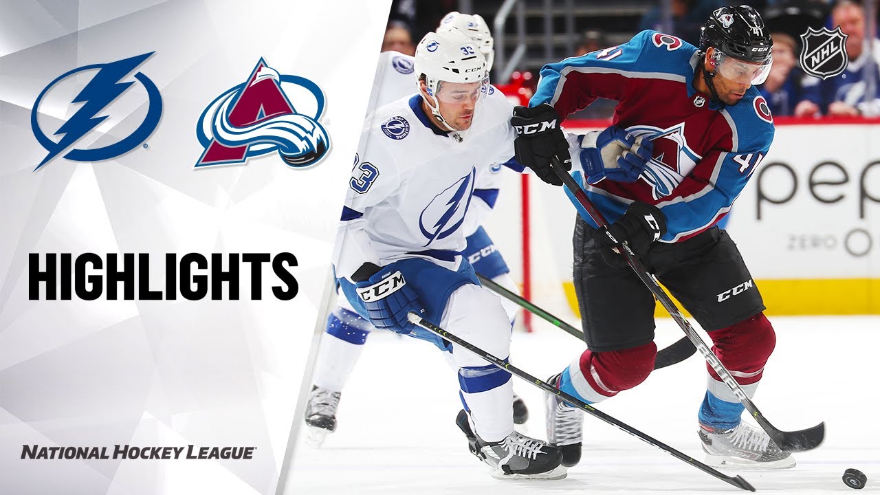 NHL Highlights: Lightning vs Avalanche 02/17/20 🏒
