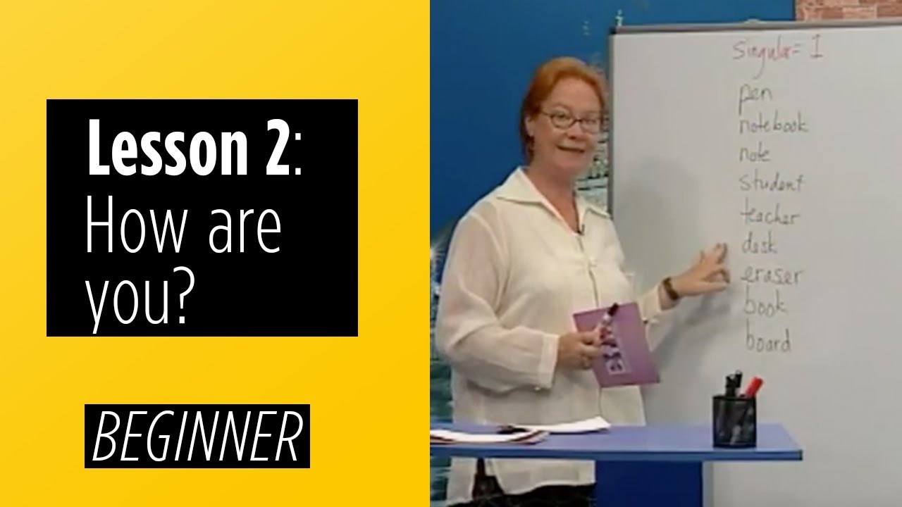 Learn English: Beginner Lesson 2 - How Are You? 😊