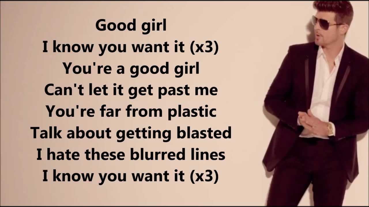 Robin Thicke - Blurred Lines (Lyrics on Screen) 🎶 | HD Music Video