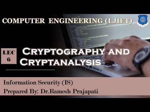 Lec-6_ Cryptography and Cryptanalysis | Information Security | Computer Engineering