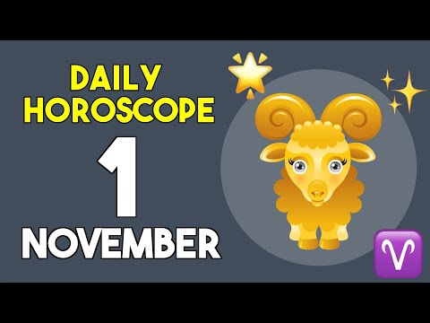 Aries horoscope today - November 1, 2025