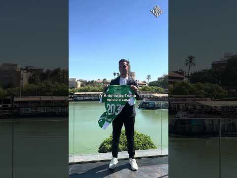 ANTONY es feliz y la vida suena así 🥰🐐💚 #shorts #realbetis