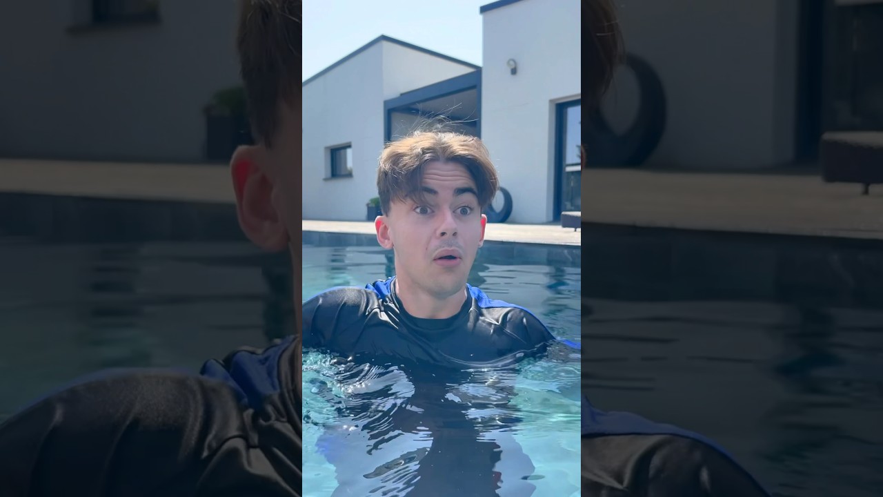 LES JEUNES ET LES PISCINES🩳🤣#humour #shorts