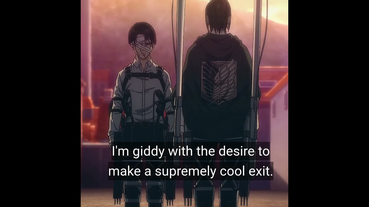 Levi's Heartbreaking Moment in Attack on Titan Season 4 Part 3 💔