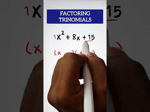 Factoring Trinomials by Teacher Gon #math #factoring #factoringpolynomials #factoringtrinomials